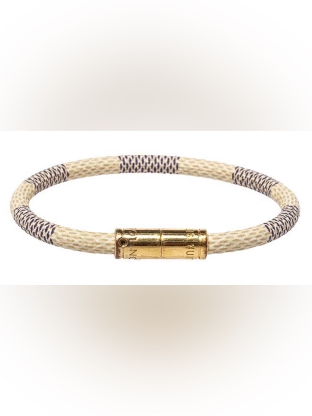 Louis Vuitton LV Damier Azul Keep It Bracelet Guaranteed Authentic - Picture 3 of 14
